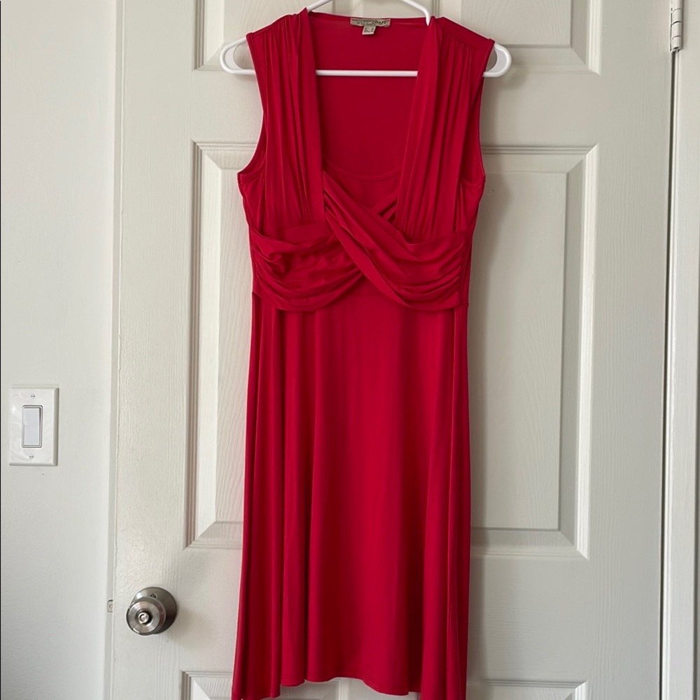 NWOT! Soft by Axara Vibrant Red Sleeveless Dress